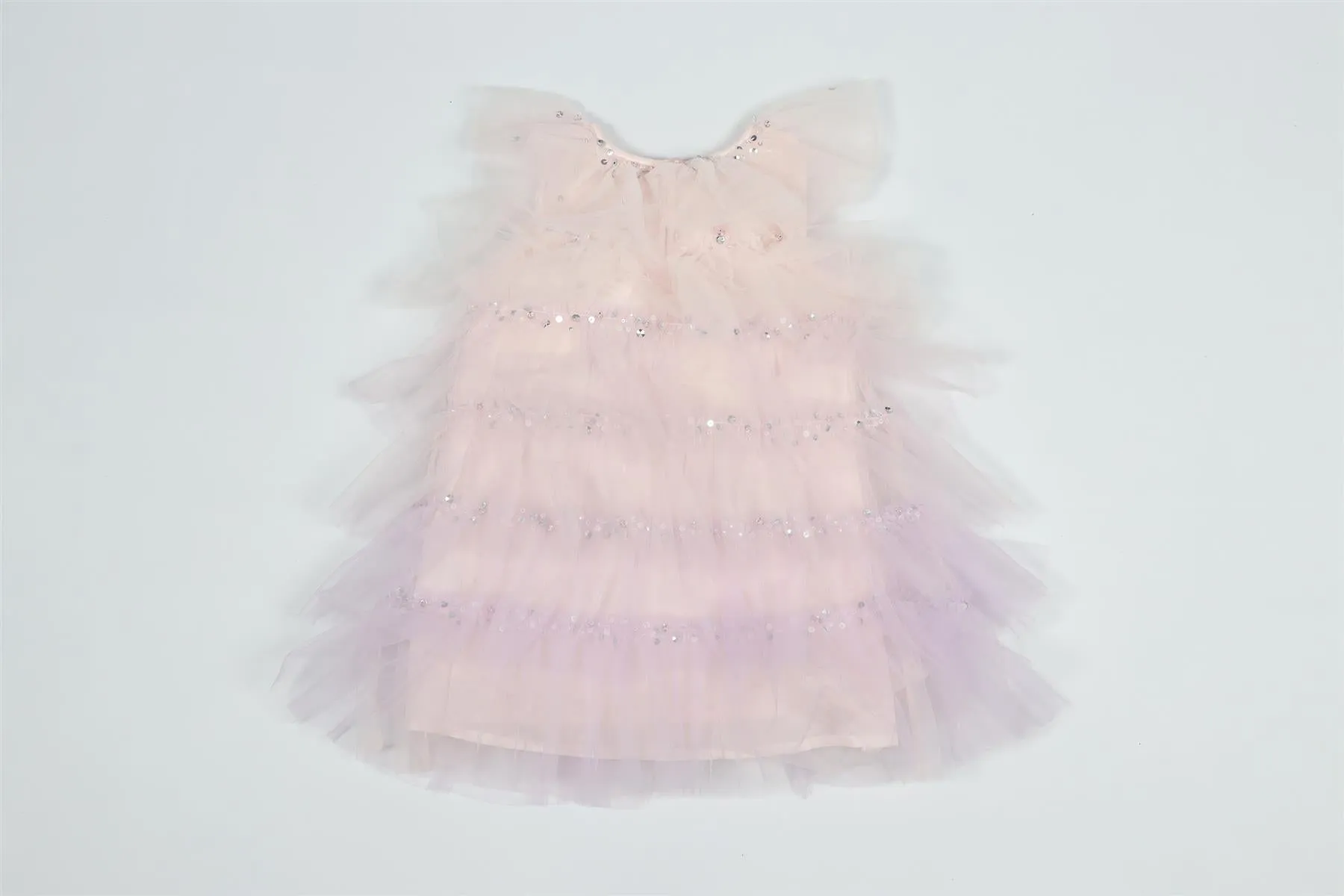 TUTU DU MONDE PINK AND PURPLE KIDS GIRLS TULLE DRESS 2-3 YEARS