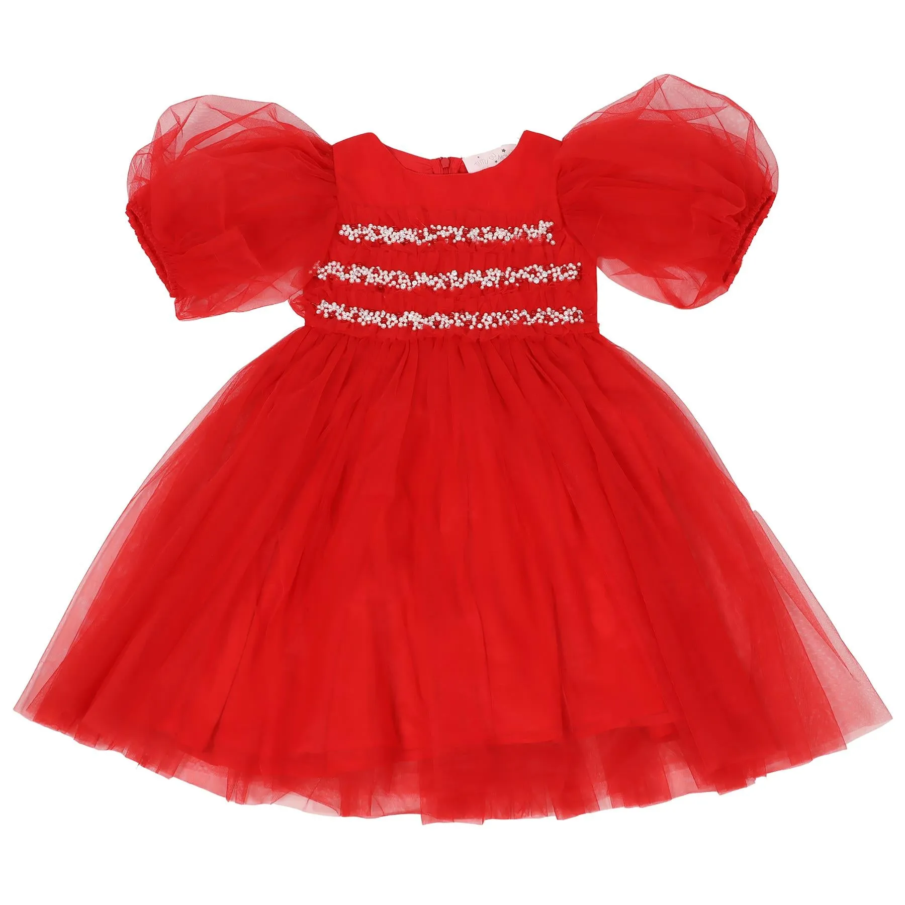 TUTU DU MONDE RED KIDS GIRLS TULLE DRESS 4-5 YEARS