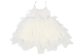 TUTU DU MONDE WHITE KIDS GIRLS TULLE DRESS 10-11 YEARS