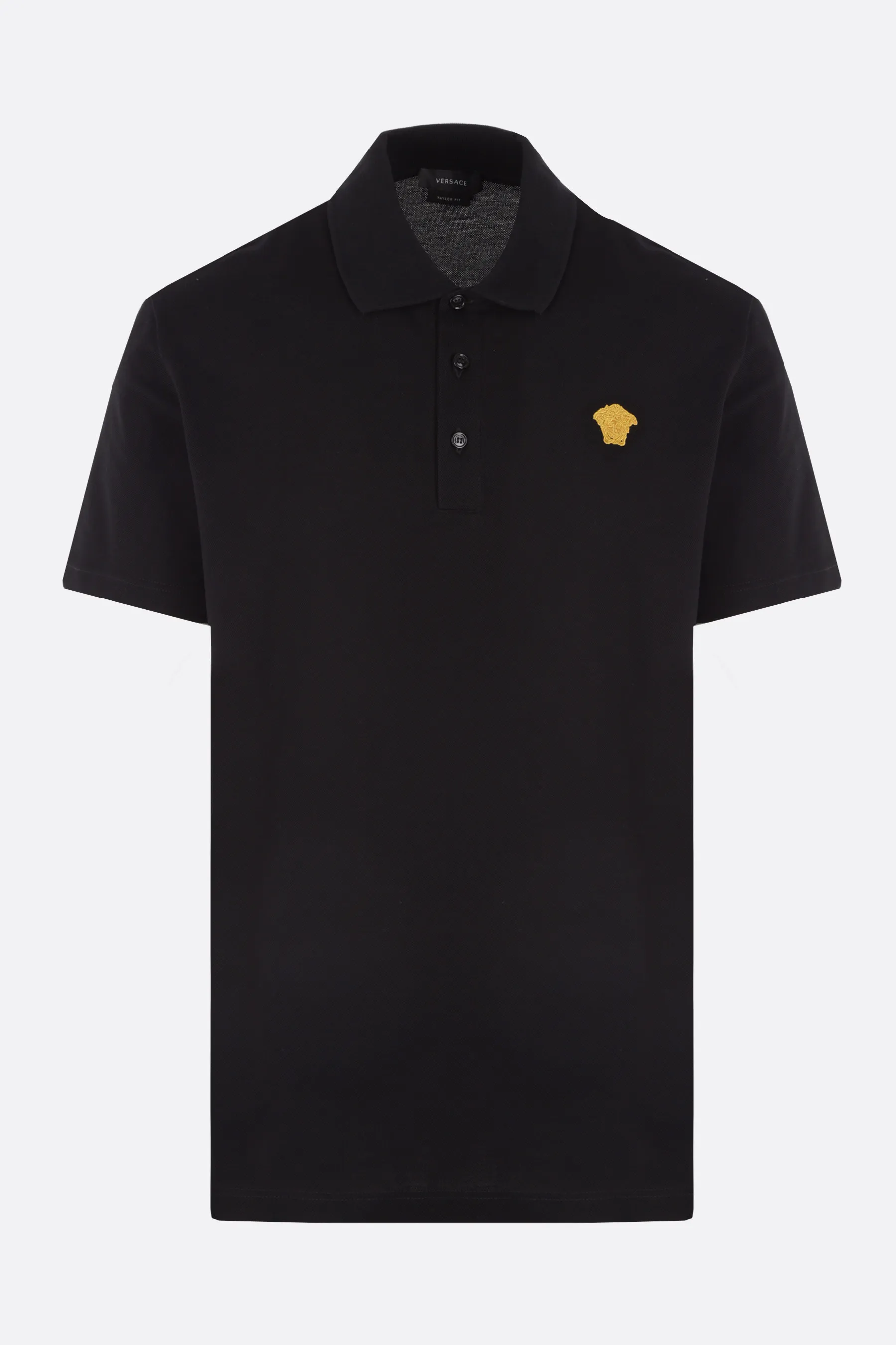 VERSACE  |Plain Short Sleeves Logo Luxury Polos