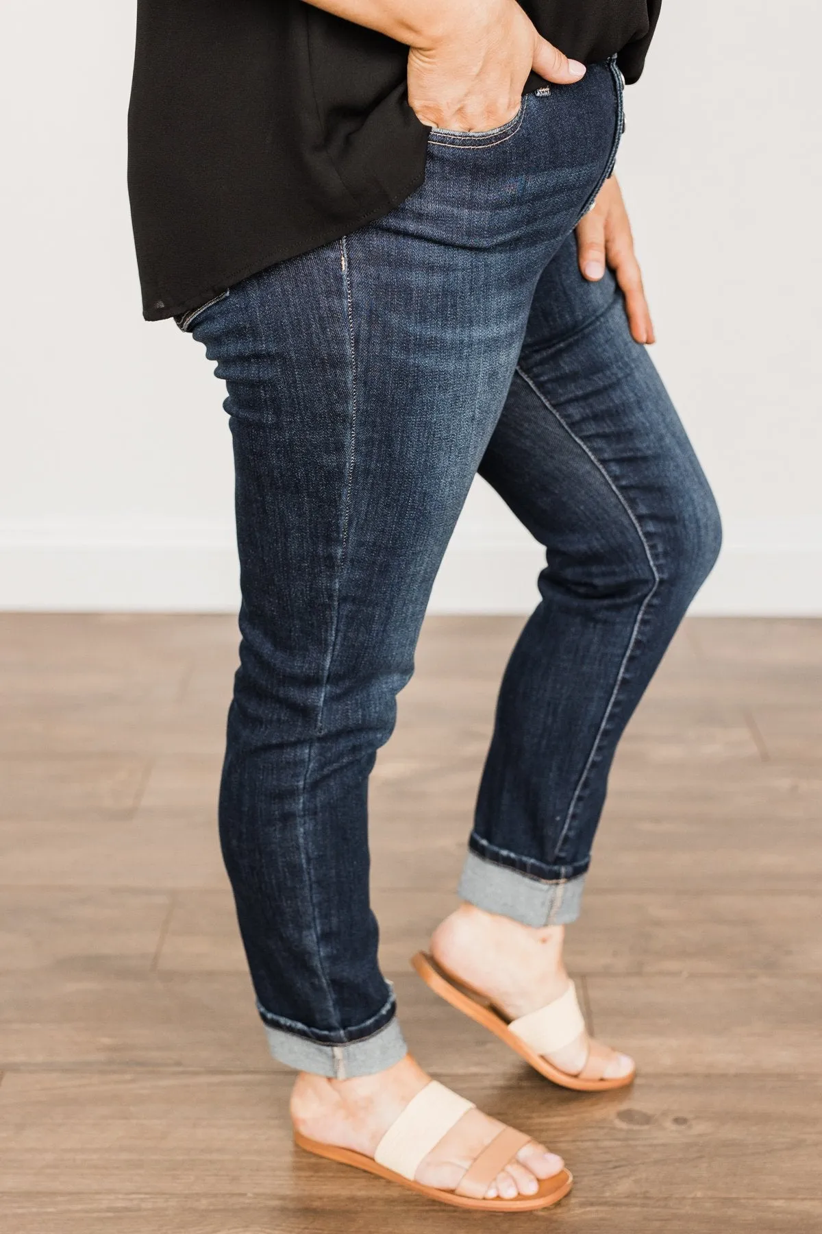 Vervet Mid-Rise Skinny Jeans- Meredith Wash