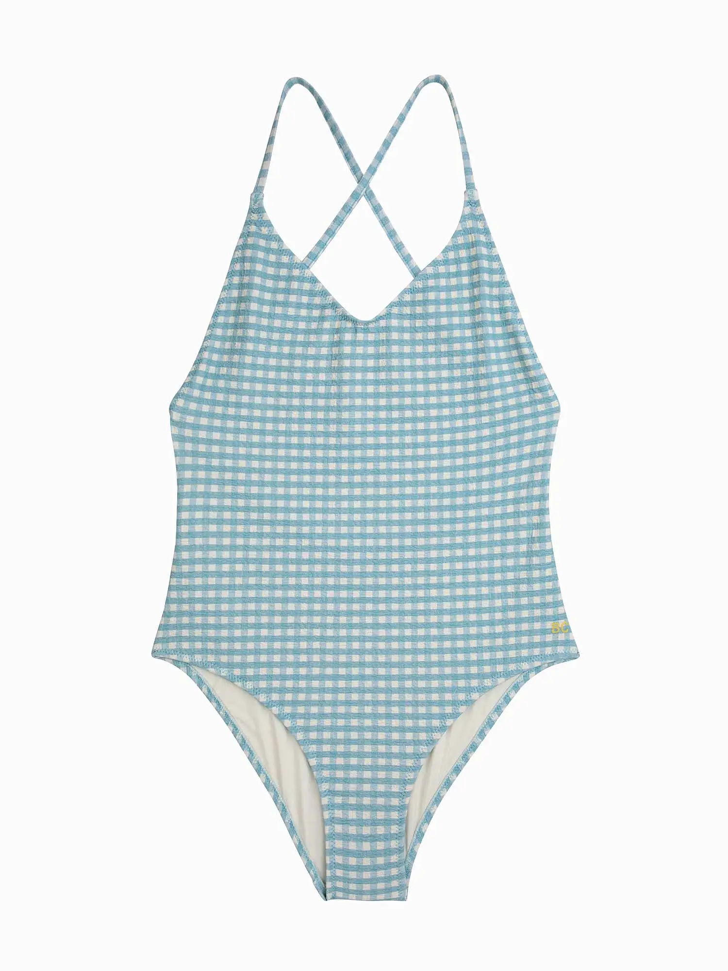 Vichy Print Swimsuit