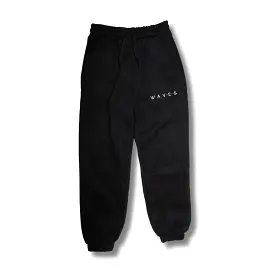 Waves Collection 001 Sweatpants (Triple Black)