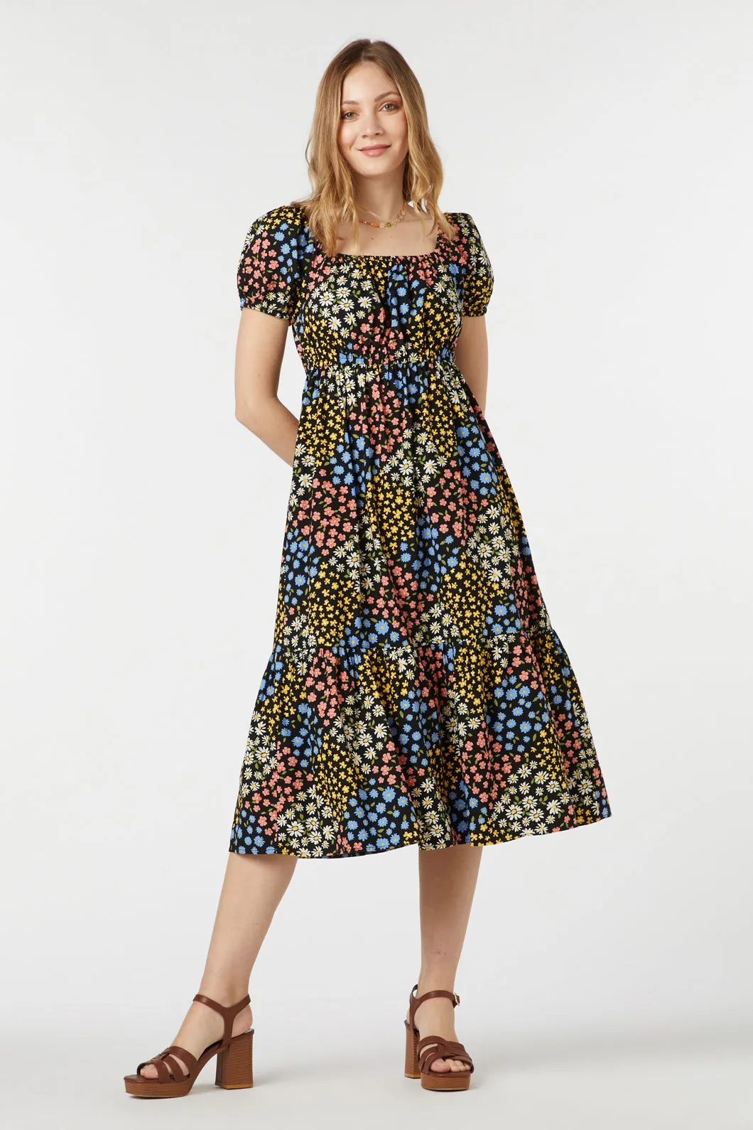 Wendy Floral Midi Dress