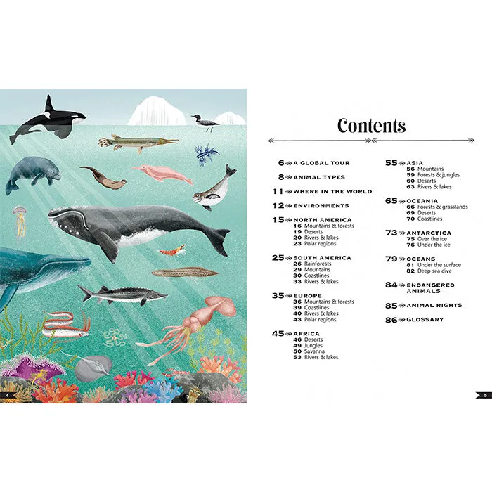 Wildlife Compendium of the World:-Awe-inspiring Animals from Every Continent