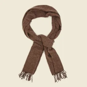 Wool Scarf - Brown