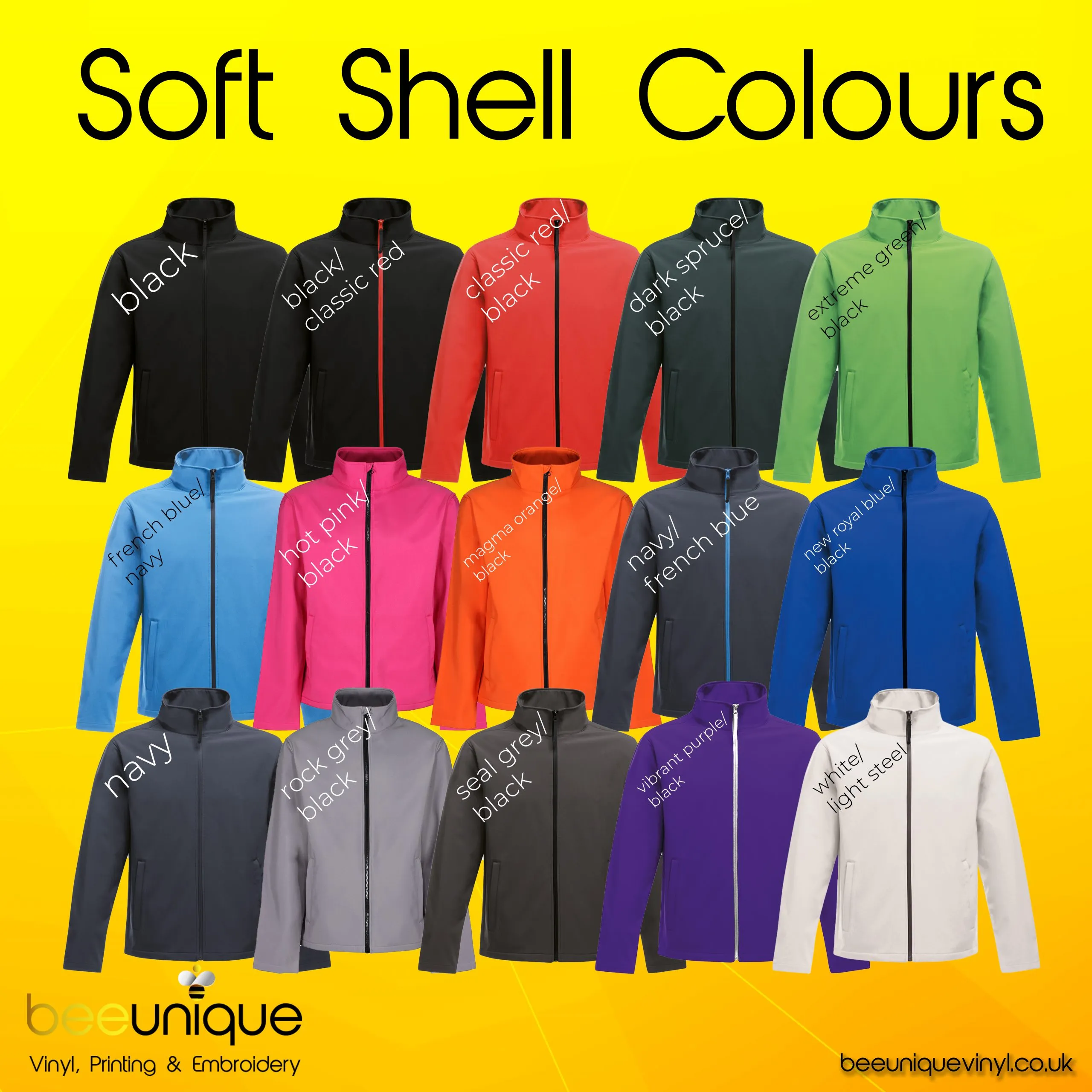 Workwear Bundle 3 | Bee Unique | Polos, Hoodies & Softshell