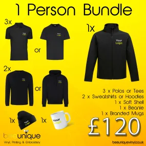 Workwear Bundle 43 | Bee Unique | Polos, Hoodies & Softshell