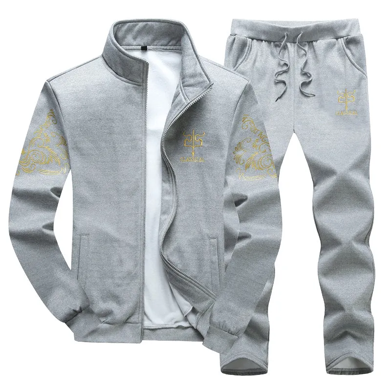 Xituodai Men Set Large Size 6XL 7XL 8XL 9XL Fashion 2021 Autumn Winter Homme Suit Sweatshirt Sweatpants Men's Set Male Tracksuit