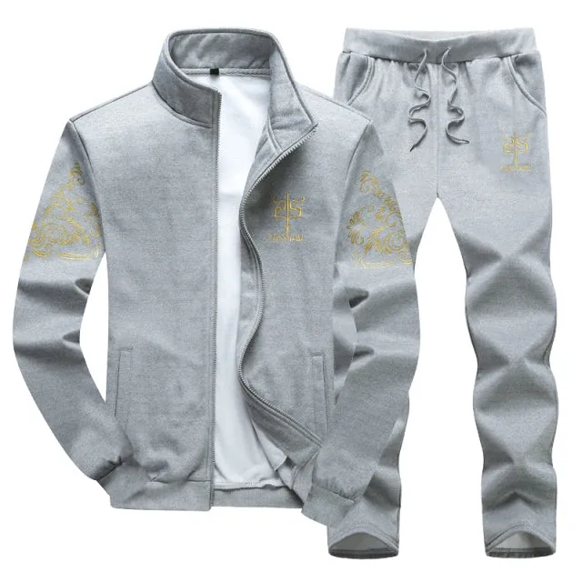 Xituodai Men Set Large Size 6XL 7XL 8XL 9XL Fashion 2022 Autumn Winter Homme Suit Sweatshirt Sweatpants Men's Set Male Tracksuit