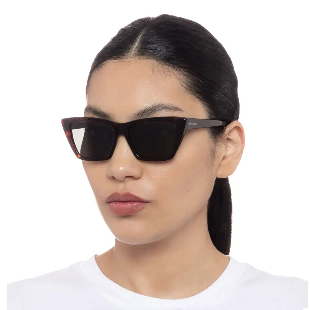 YSL SL276 Mica Large  Sunglasses, Havana