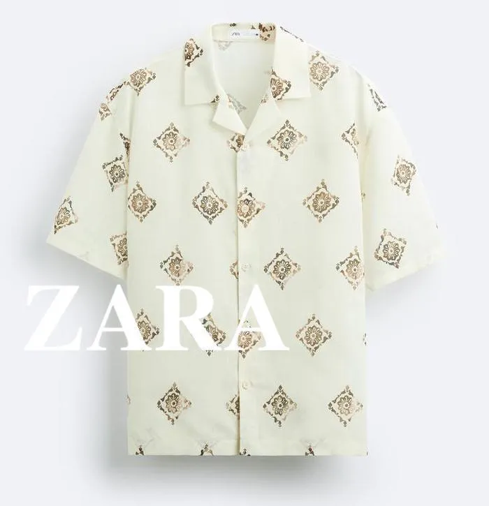 ZARA  |Short Sleeves Shirts