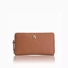 Zip Around Purse, Natural